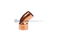 copper solder fitting ConexBanningher, 45° bends with male-female connections Mod. 5040- 89